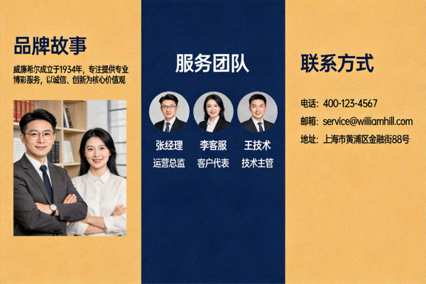 威廉希尔关于我们页面，展示品牌故事、服务团队与联系方式
